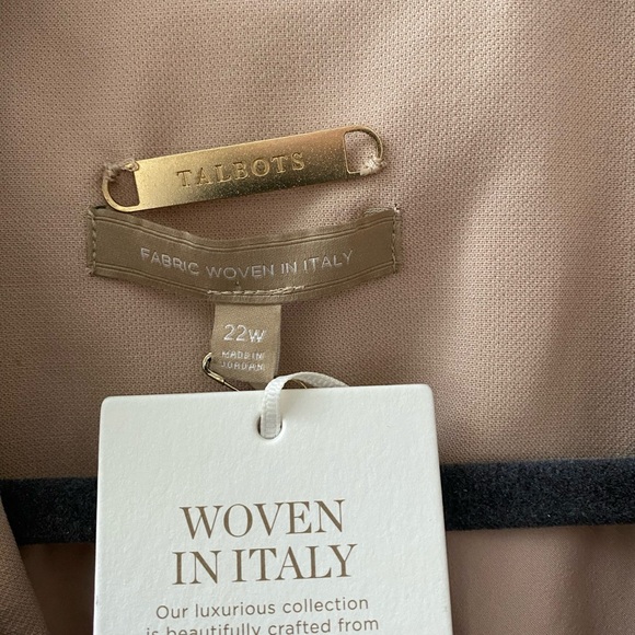 Talbots Classic Beige Women's Blazer - Picture 5 of 5